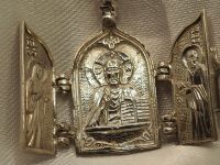 Иконка-подвес из серебра Грифон-551